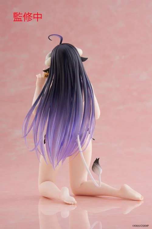 Overlord Albedo Cow Print Swimsuit Desktop Cute Figure 13cm