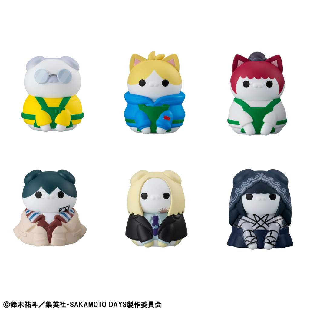 MEGA CAT PROJECT: SAKAMOTO DAYS – Sakamoto Cats: The Purrfect Store Set (6pcs)