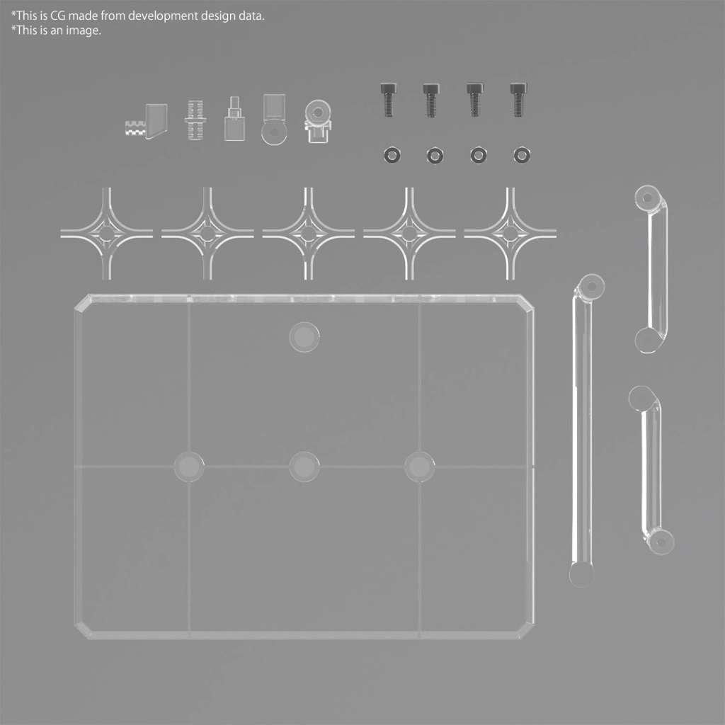 Bandai Spirits Action Base 8 (Clear)