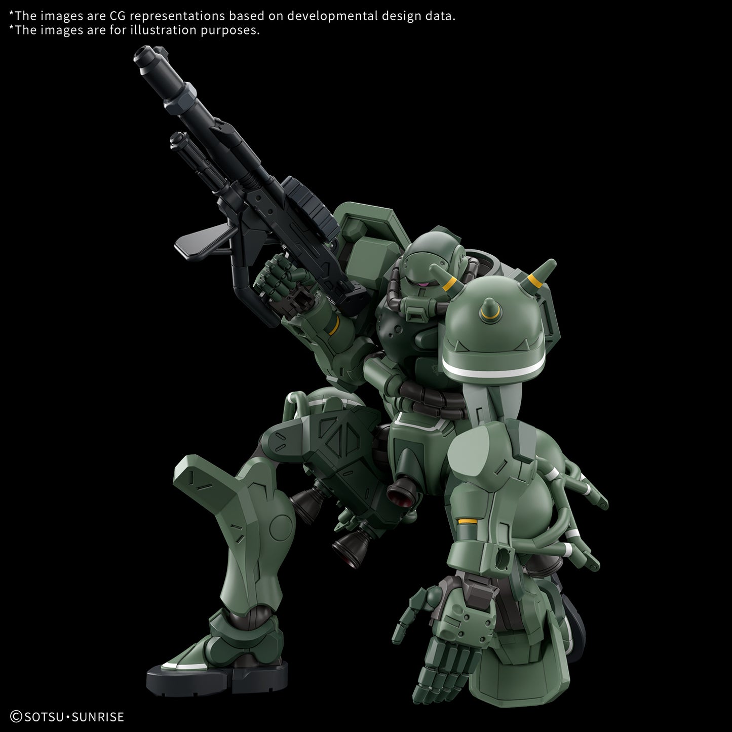 HGGQ #010 MS-06 Zaku GQ 1/144