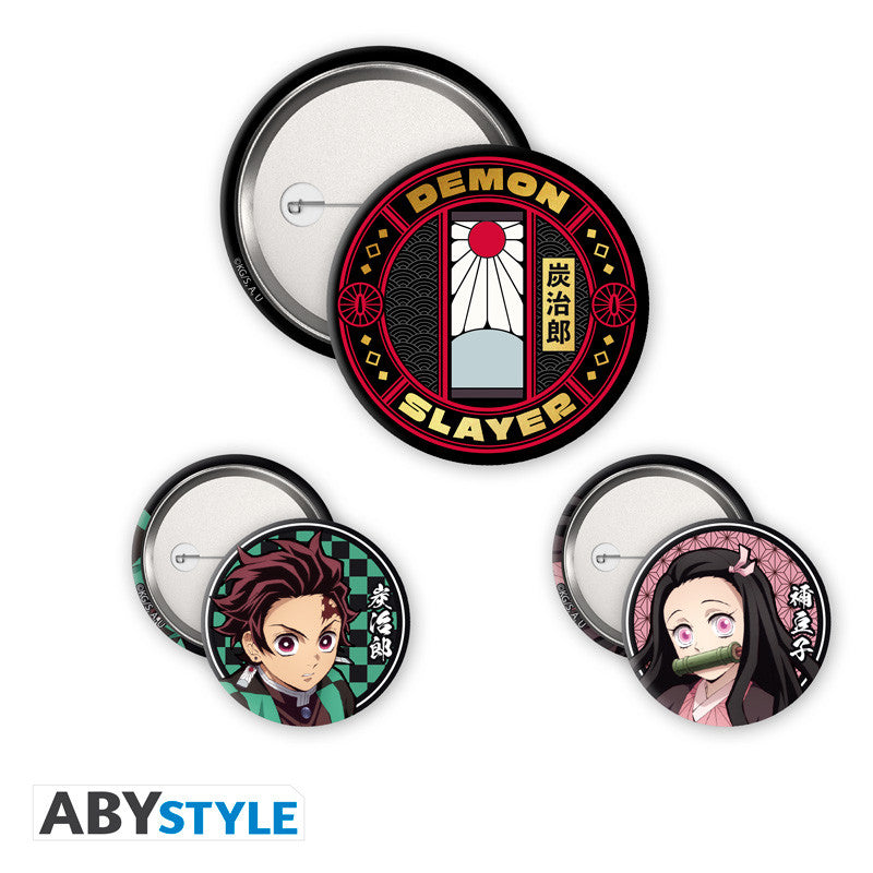 Demon Slayer Badge Pack Tanjiro & Nezuko S2