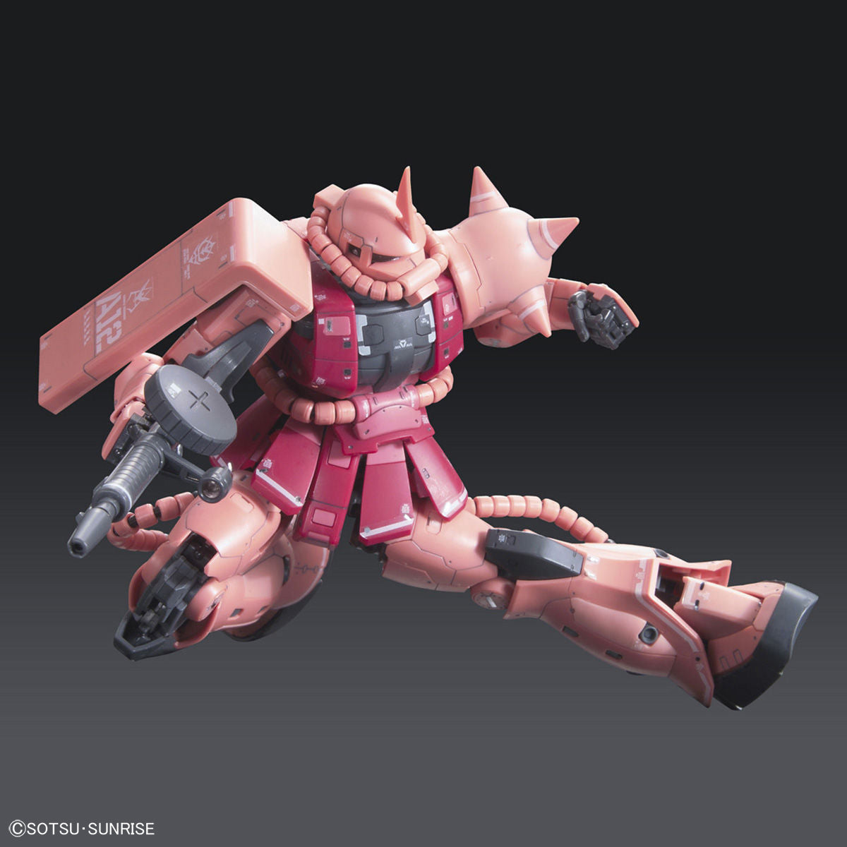 RG #002 MS-06S Zaku II Char Aznable Custom 1/144