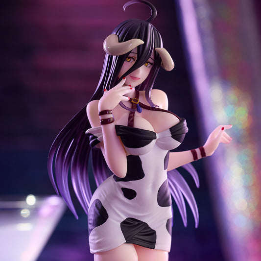 Overlord Trio-Try-It Albedo Dress Cow Pattern Figure 21cm
