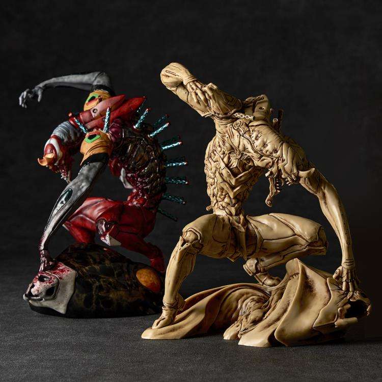 ARTPLA SCULPTURE WORKS Evangelion Unit-02 Beast Mode 2nd Form “The Beast” [Geofront Blood Battle] Beige Color Ver.