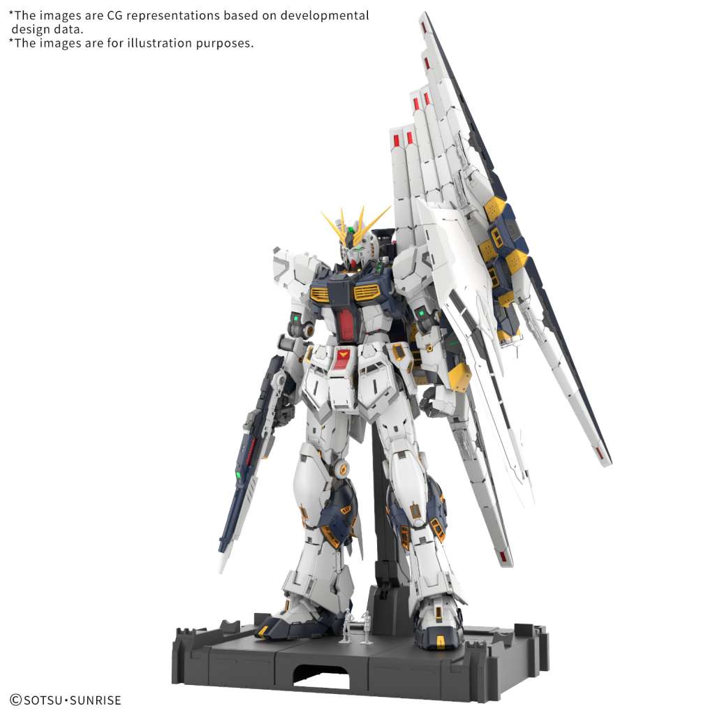 PG Unleashed ν Nu Gundam 1/60 & LED Deluxe Set – Celestial Being
