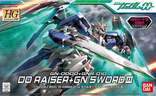 HGG00 #054 GN-0000+GNA-010 00 Raiser + GN Sword III 1:144