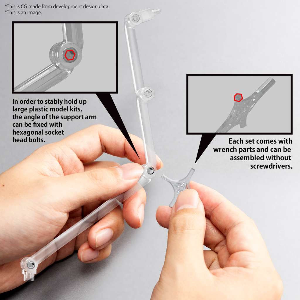 Bandai Spirits Action Base 8 (Clear)
