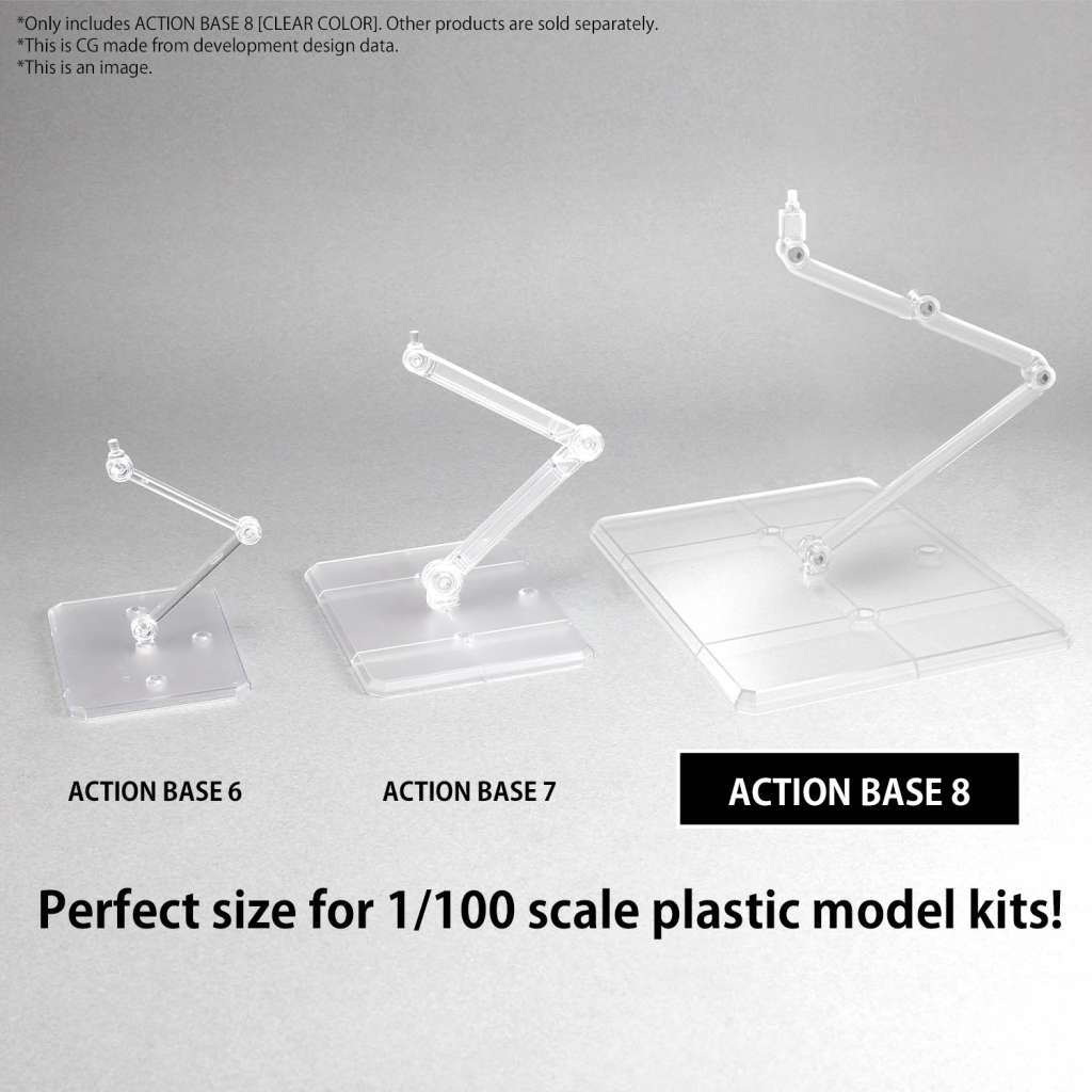 Bandai Spirits Action Base 8 (Clear)