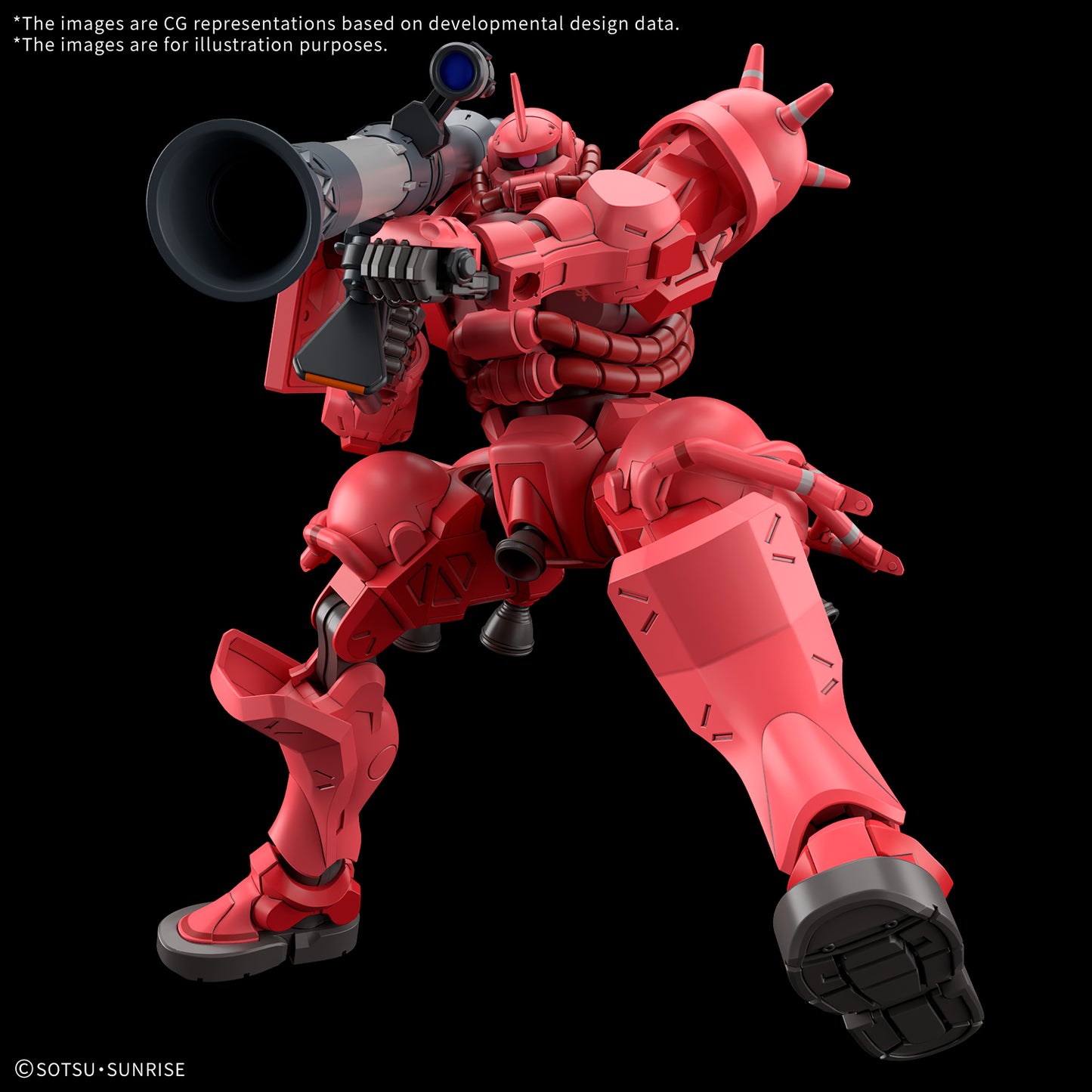 HGGQ #011 Zaku Char GQ 1/144