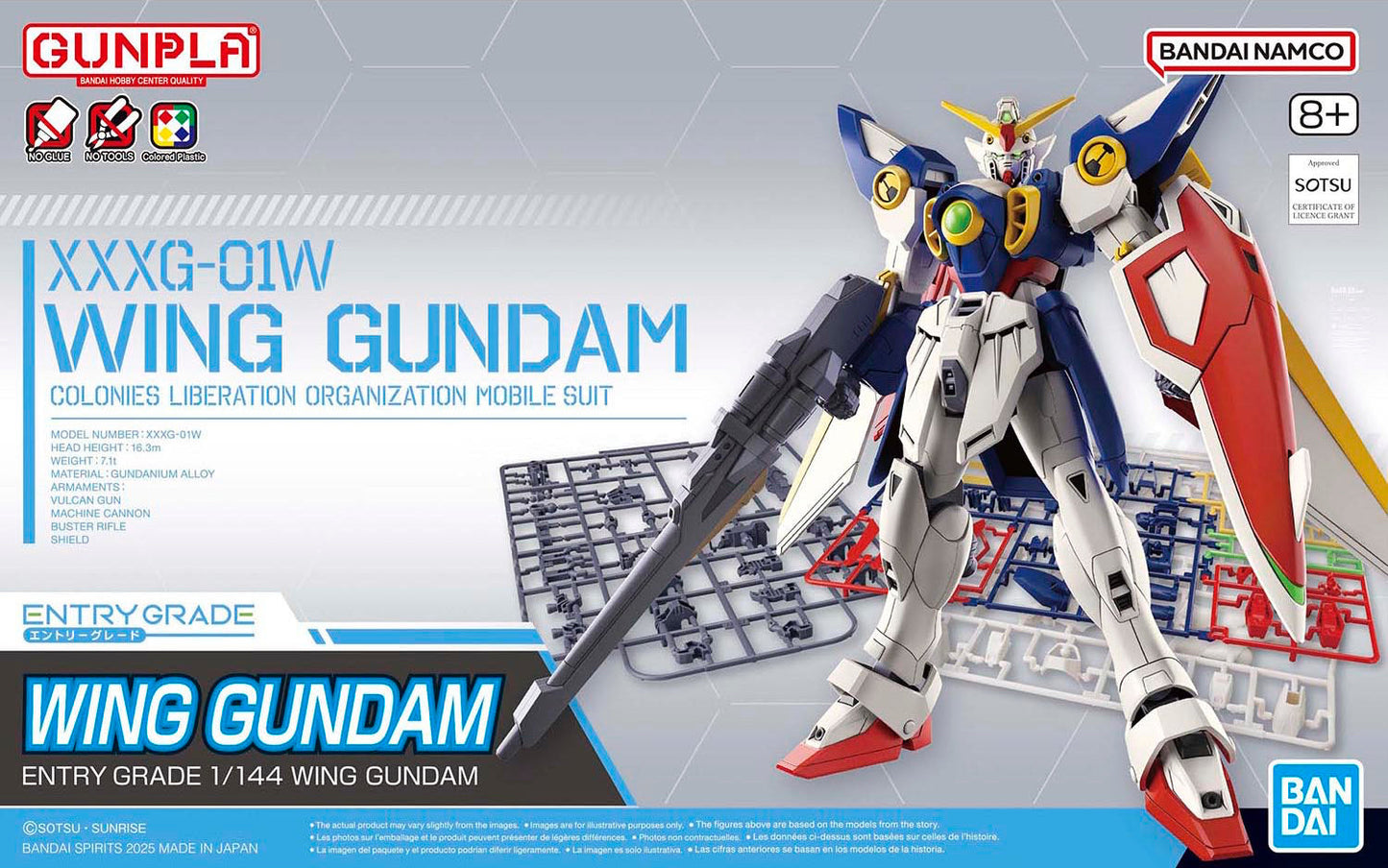 EG Wing Gundam Xxxg-01w EW 1/144