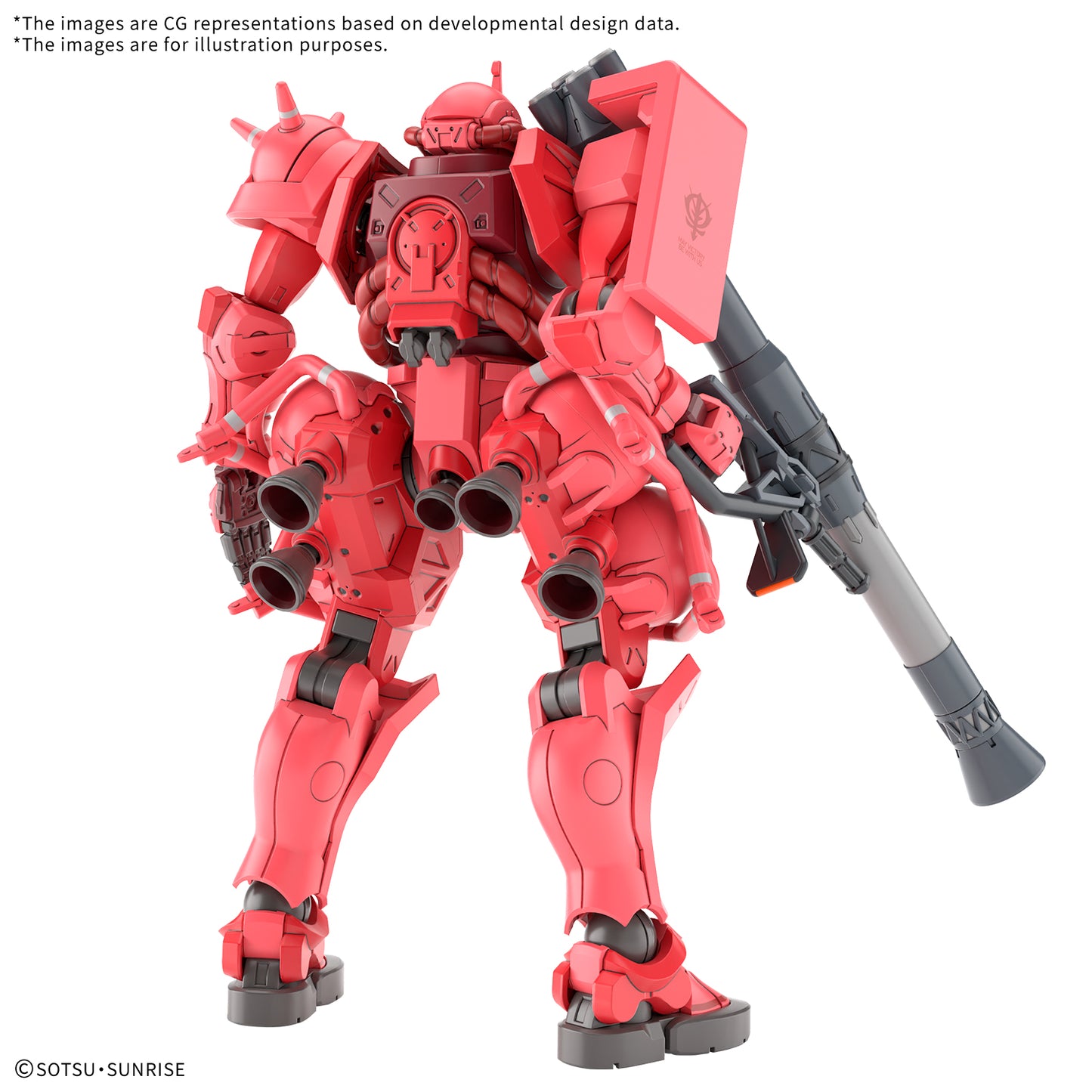 HGGQ #011 Zaku Char GQ 1/144