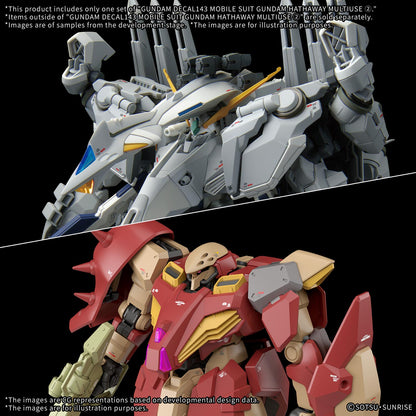 Gundam Decal 143 Mobile Suit Gundam Hathaway Multiuse 2