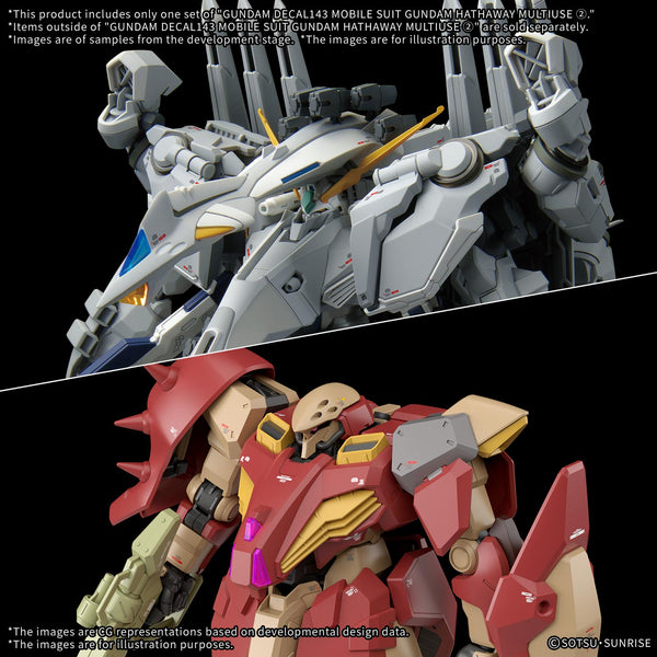 Gundam Decal 143 Mobile Suit Gundam Hathaway Multiuse 2
