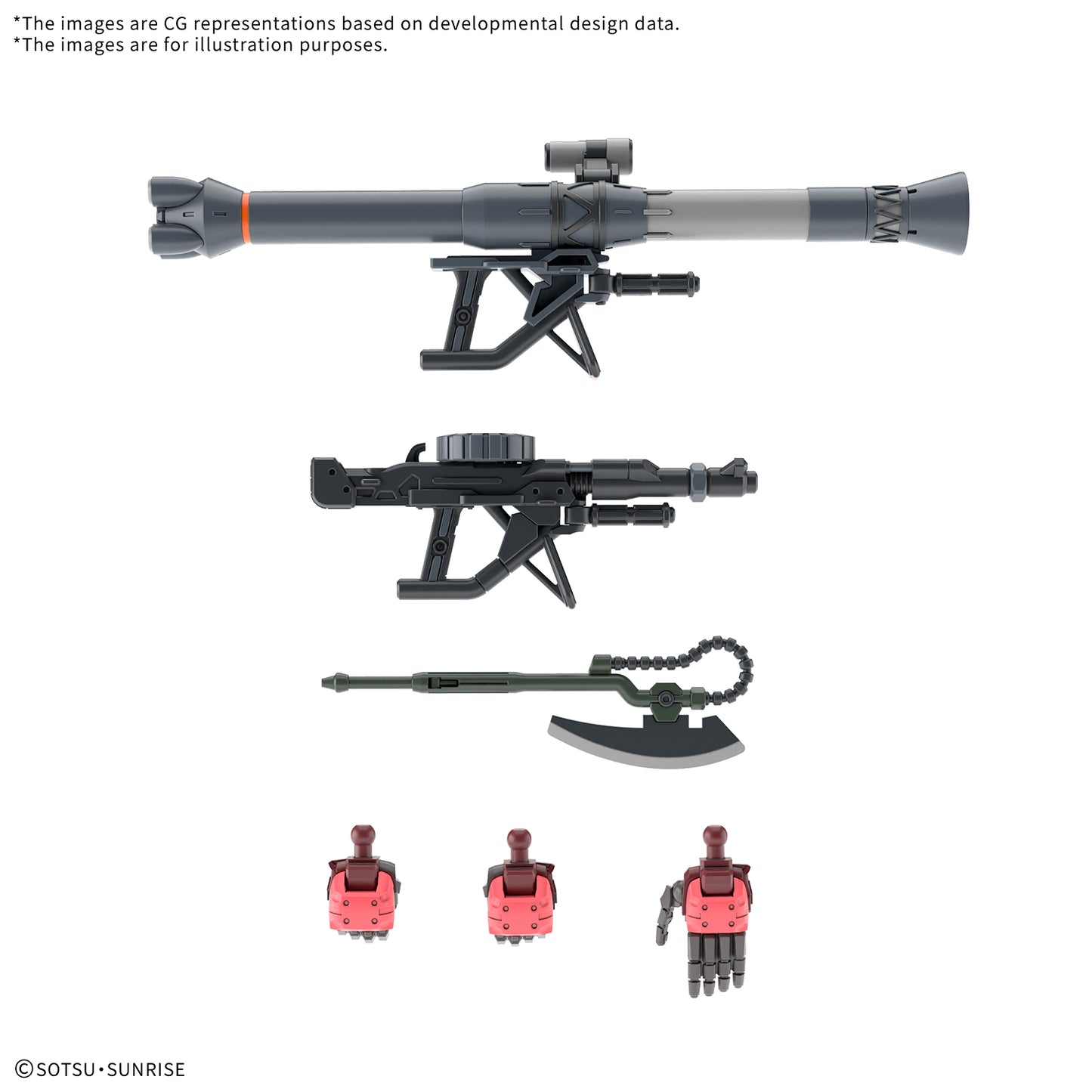 HGGQ #011 Zaku Char GQ 1/144