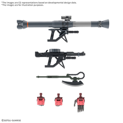 HGGQ #011 Zaku Char GQ 1/144